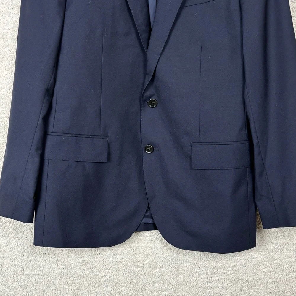 J. Crew Blazer Mens 40S Blue Ludlow Loro Piana Superfine Wool Sport‎ Coat Italy